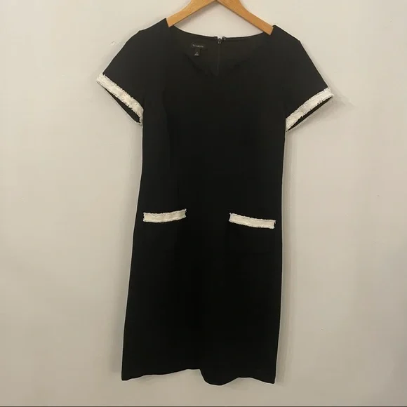 black long dress with high neck Amersham Long Sleeve Maxi Dress Black